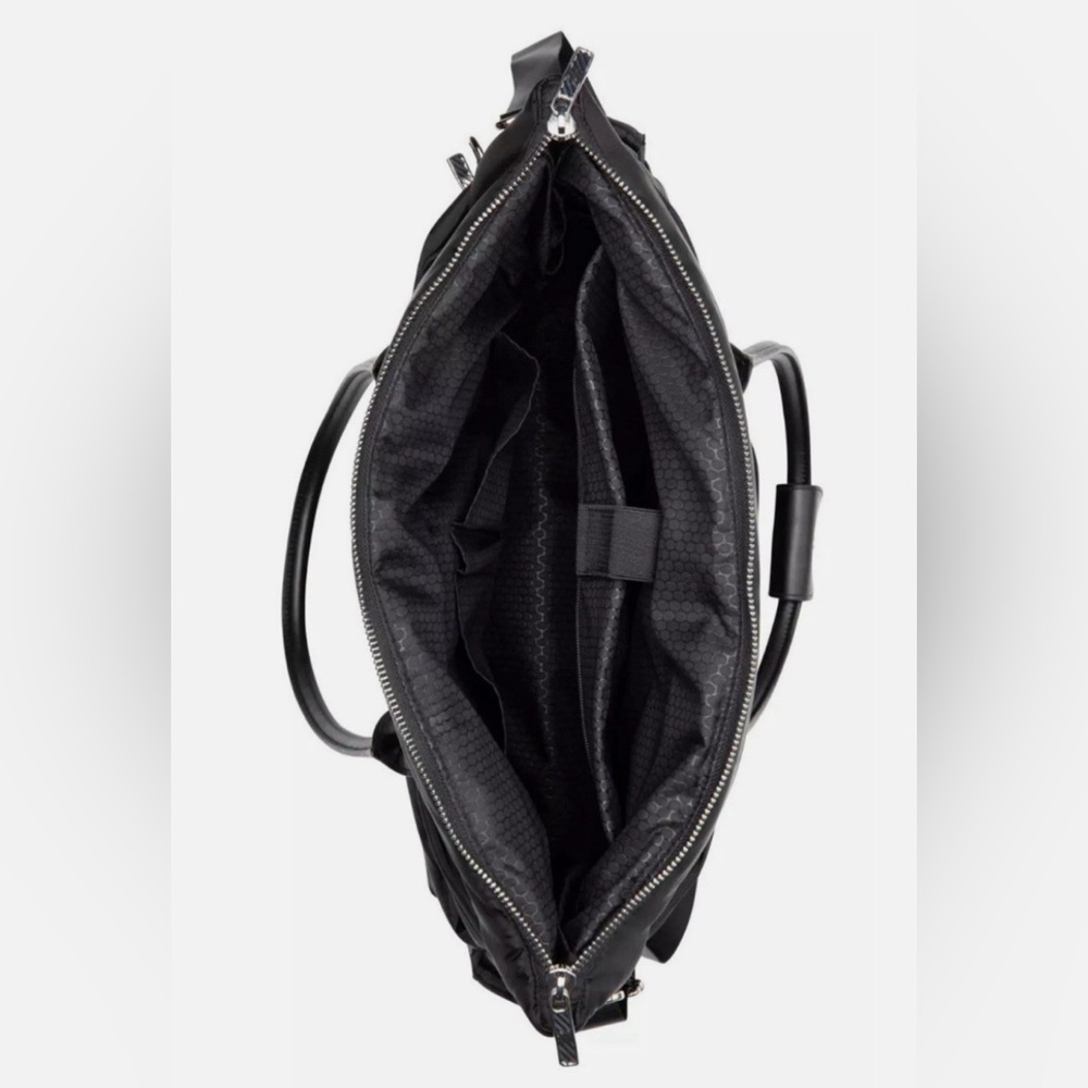 NWT - iPack Black Puffy Tote Bag - Picture 5 of 16